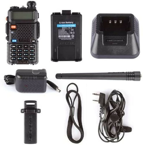 Digital Handheld Radio Scanner Fire Police VHF FM EMS Ham 2-Way Transceiver Dual - Picture 9 of 10
