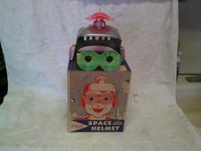 BANNER TOYS VINTAGE ORIGINAL SPACE HELMET & GLASSES MINT IN BOX SUPER RARE