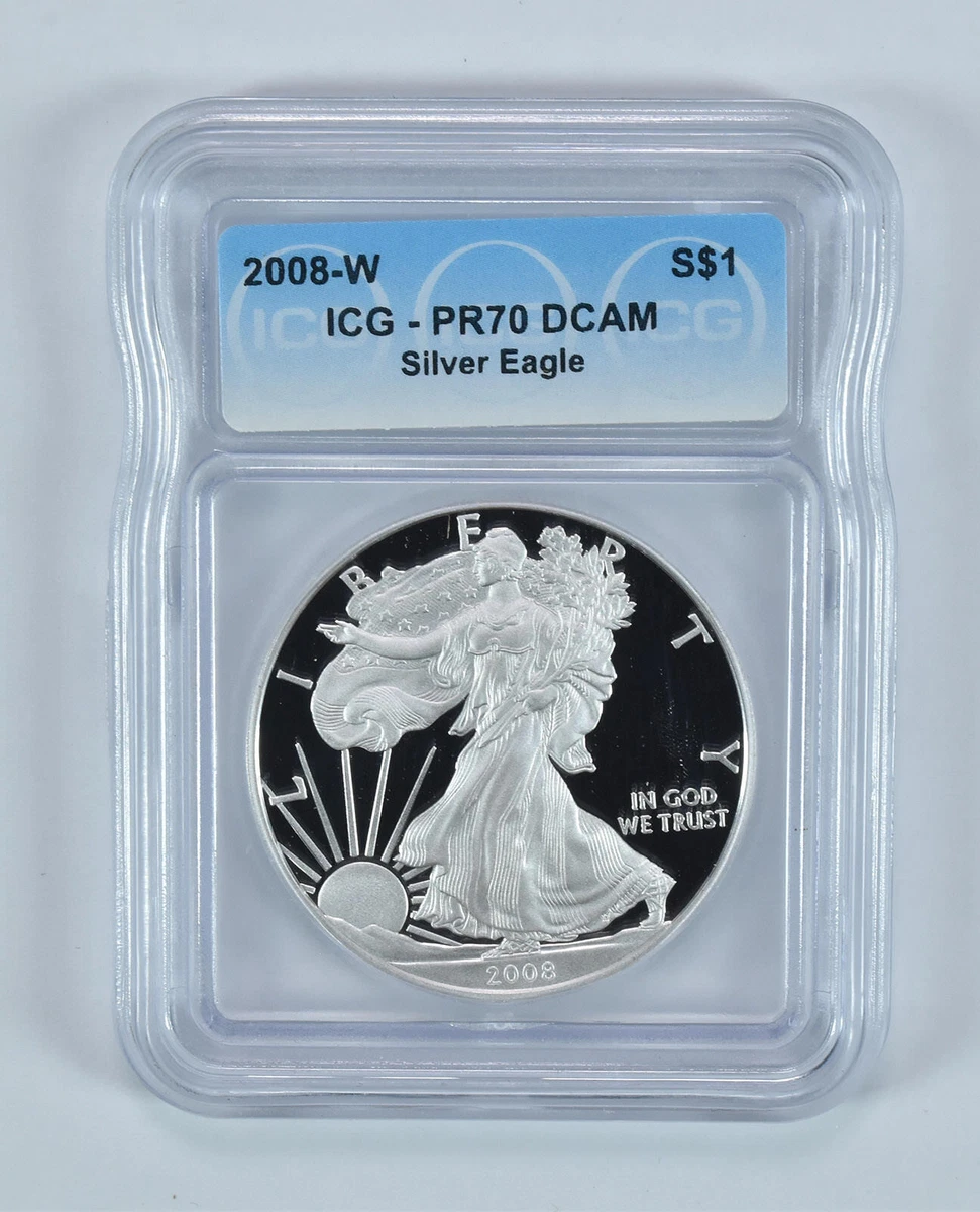 American Eagle PR 70 Graded 2008 Silver Bullion Coins for sale | eBay