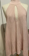 pink knit top medium