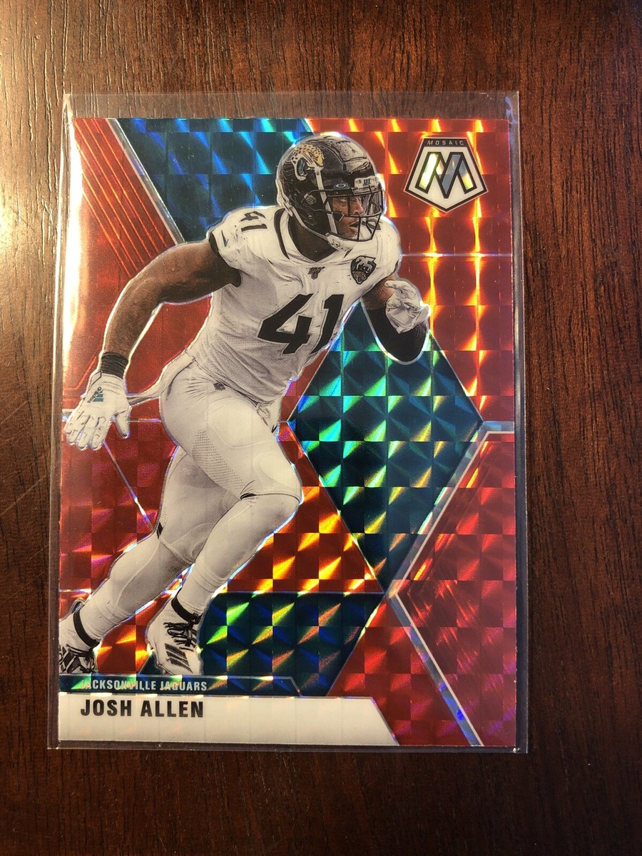 2020 Panini Mosaic - Josh Hines-Allen #102 Red Mosaic Prizm for