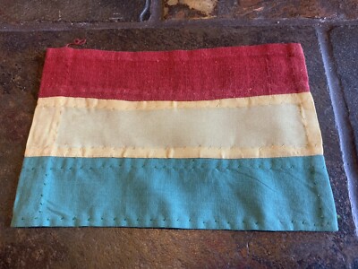 Vintage Hand Stitched Flag Of Bolivia