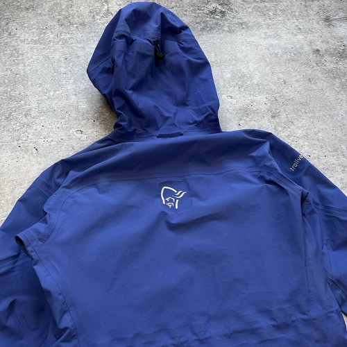 NORRONA Trollveggen Dri3 Outdoor Jacket Ionic Blue Women’s Size M - Picture 12 of 24