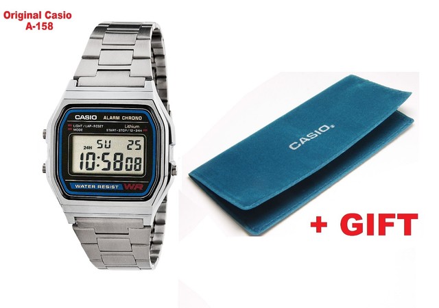 Orologio Casio Uomo/ragazzo A158wa-1cr Alarm Chrono | Acquisti Online su  eBay