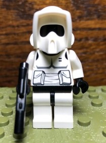 2009 LEGO Star Wars Scout Trooper (sw0005a - Black Head) from sets 7956 8038