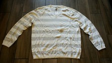 NWT Calvin Klein V-Neck Sweater Pullover LS Sz 2XL FREE SHIPPING 