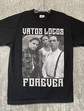 Vatos Locos Forever 1993 Mens Large Tshirt Blood In Blood Out Movie Black Shaka