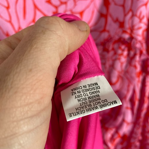 Friday Flamingo Dress Womens 3 Pink Shift Isabella Evening Cocktail Midi NEW - Picture 14 of 17