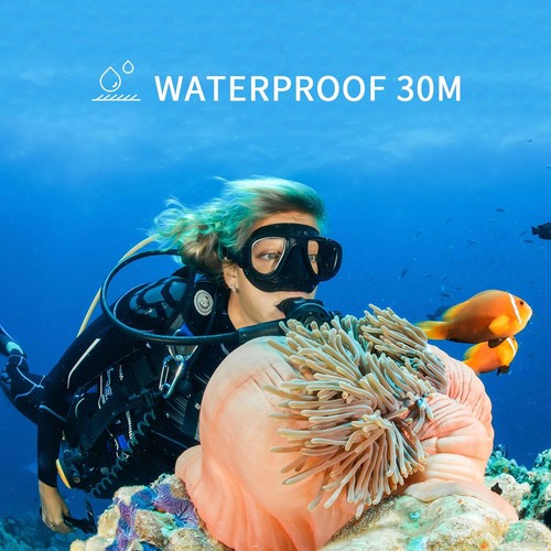 4K Native Action Camera UHD Waterproof Camera 170degree Wide Angle Sports Cam US - Picture 4 of 8