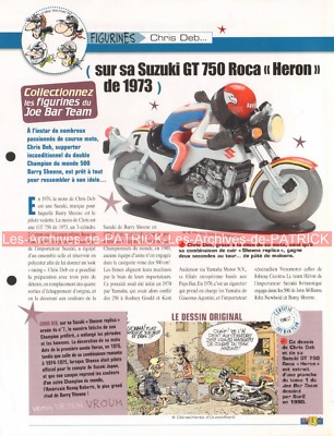 Suzuki GT 750 Roca Heron 1973 Barry Sheene Joe Bar Team Motorrad Stecker #007097