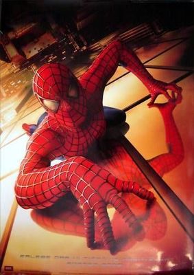 Spider-Man Movie Poster 23x33 D/S German Toby Maguire Kirsten Dunst James Franco