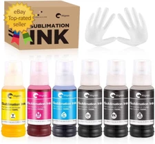 600ML Sublimation Ink for ET-8500 ET-8550 Wide-Format Supertank Printers Heat Pr