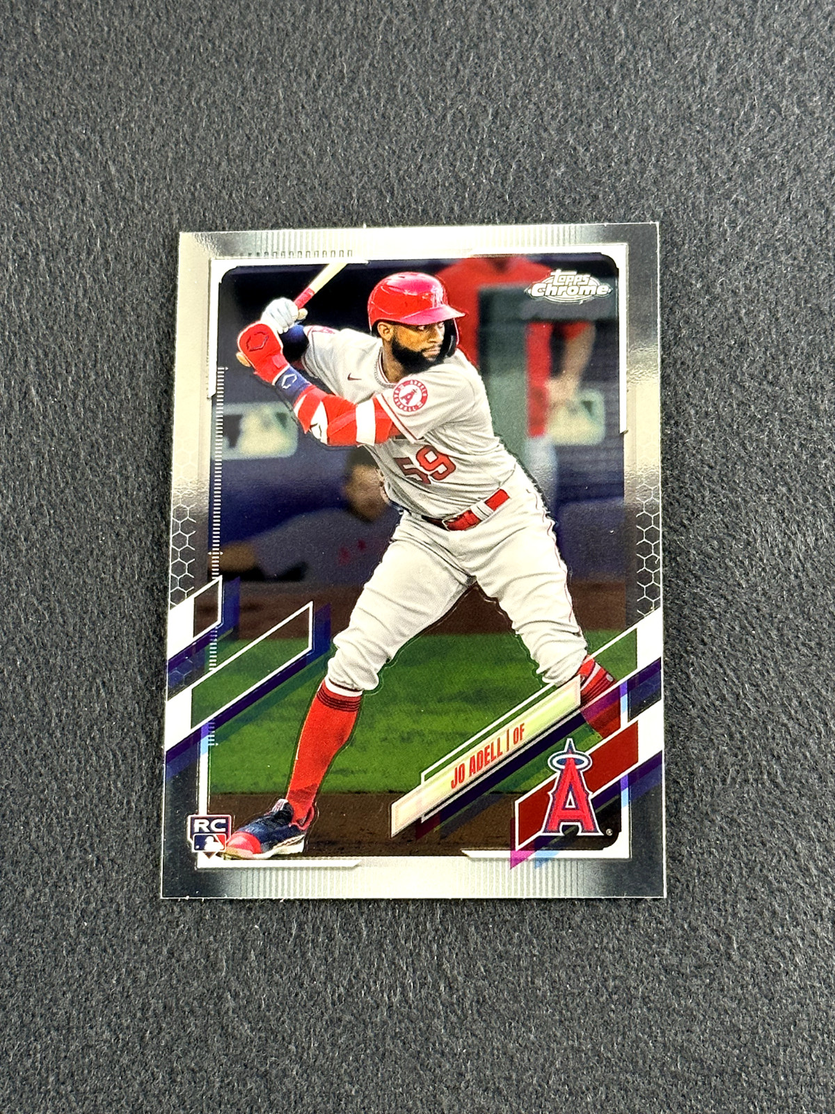 2021 Topps Chrome JO ADELL Rookie Card RC #142 Los Angeles Angels