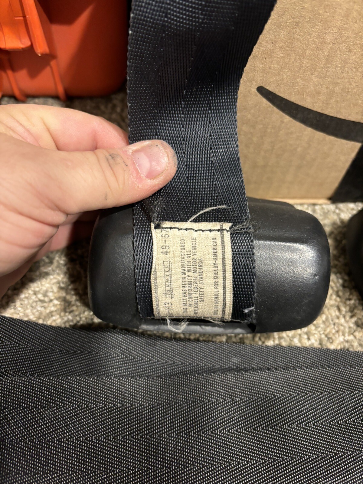 Original OEM NOS 1967 1968 Shelby seats belts Shelby American dated