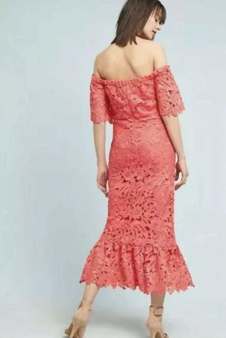 Shoshanna off the shoulder dress top