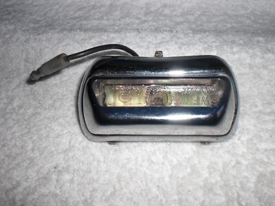 Ford Capri Escort Taunus Consul SWF Kennzeichenleuchte+RAHMEN License Plat Light
