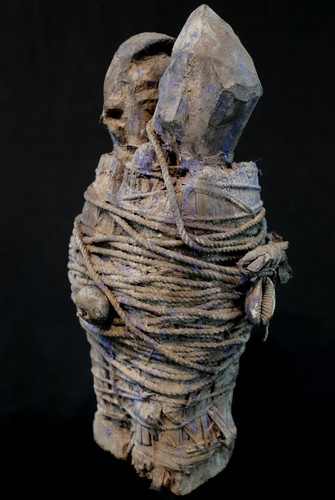 Art Africain Afrique - Statue de Protection Couple Fon Vaudou Voodoo - 22 Cms - Photo 4 sur 10