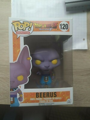 Funko Pop ! Animation DragonBall Z Beerus  Métallisé  SDCC Figure 120