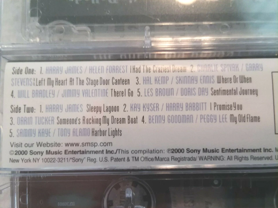 The Great Big Bands Romantic Ballads Cassette Tape Set Volume 1 And 2 From 2000 - Image 4 of 4