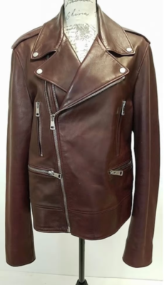 Gucci Motorcycle Jacket Size IT50/US40 Italian Burgundy (See