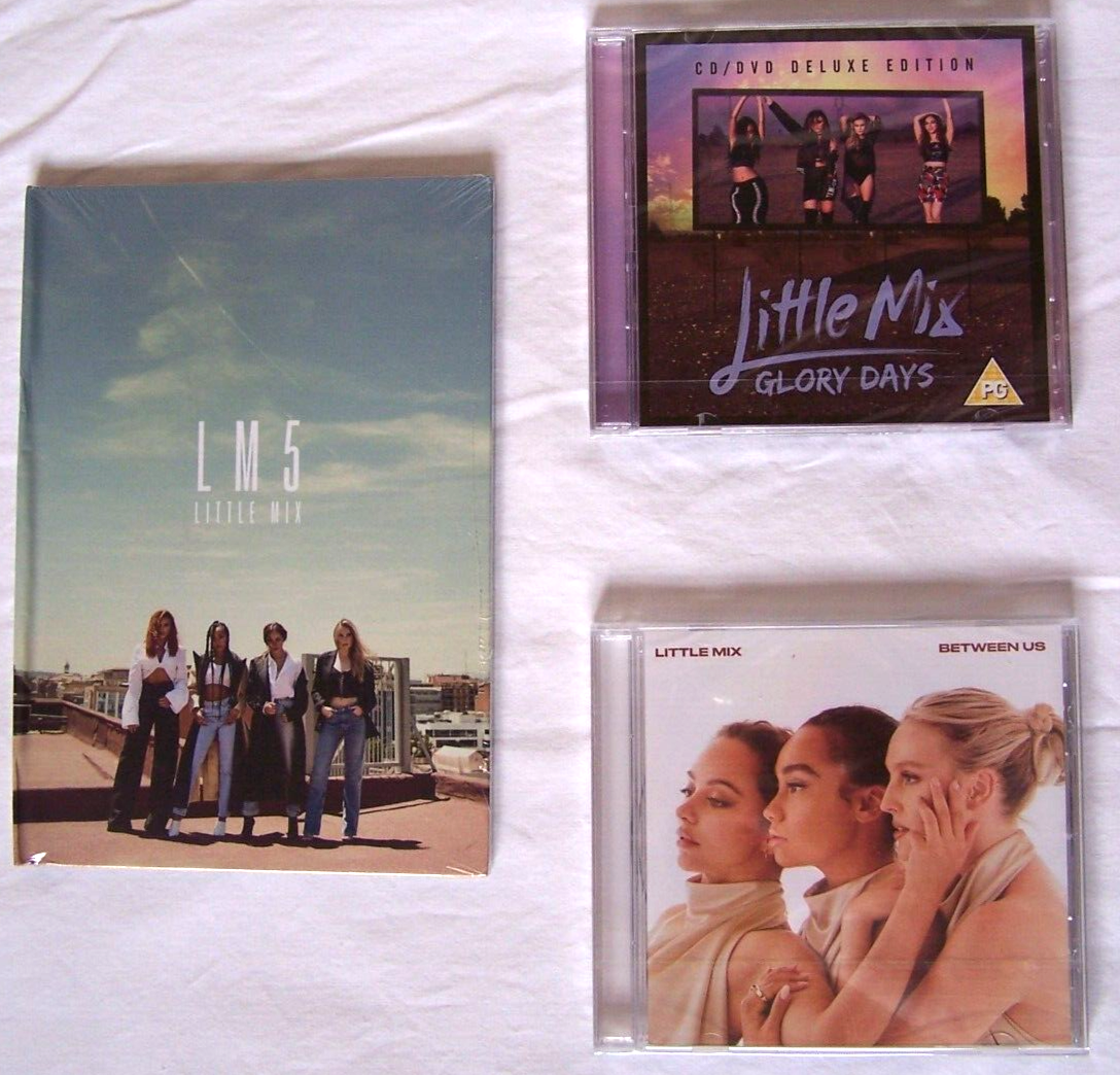 LITTLE MIX BUNDLE ~ BETWEEN US + GLORY DAYS  + LM5 DELUXE NEW  3CDs And 1 DVD