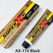 Cemedine AX-114 Super X Gold 777 Adhesive Black 135ml set Lot of 1 3 6 9 NEW