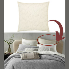 NEW 135 Hotel Collection Connections 1 European Euro Pillow Sham 159