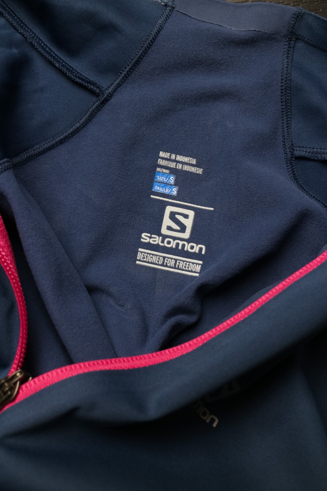 Salomon AdvancedSkin Shield Donna Track Jacket Activewear Zip Intera Blu Taglia S