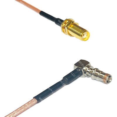 RG316 SMA Female Long to Fakra Female Angle RF Cable Rapid-SHIP LOT