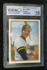 Barry Bonds 1987 Topps All-Star Glossy Send In Rookie Card#30 GEM10!Pirates RC