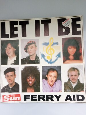 Vinyl Single Let It Be Ferry Aid