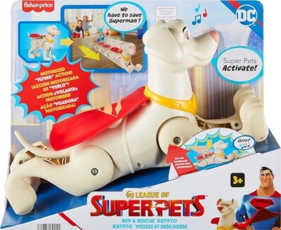 Fisher Price DC League of Super Pets Rev & Rescue Krypto