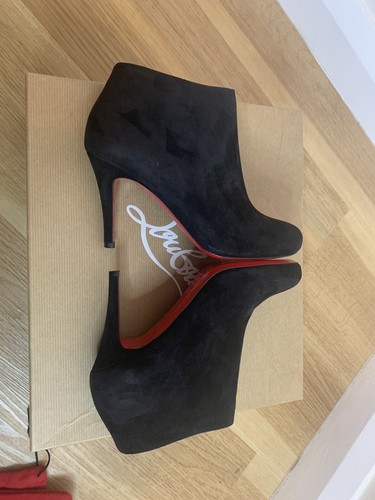 Christian Louboutin Belle 85 Veau Velors Talla 35/UK2 Nuevo, Bolsa para el Polvo y Caja - Imagen 4 de 5