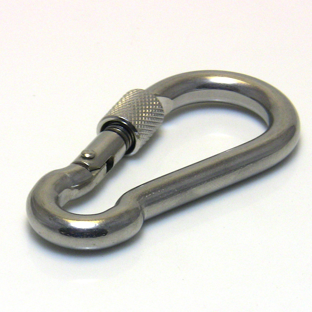 Karabinerhaken Edelstahl V4A 11x120 mit Schraubverschluss 5x50 - 11x120 V4A 80ee2d Karabinerhaken Edelstahl V4A 11x120 mit Schraubverschluss 5x50 - 11x120 V4A 80ee2d