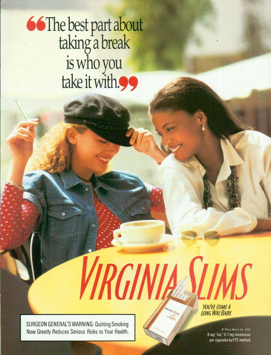 Virginia Slims バージニアスリム 麦わら帽子 自販機プラ ポスター