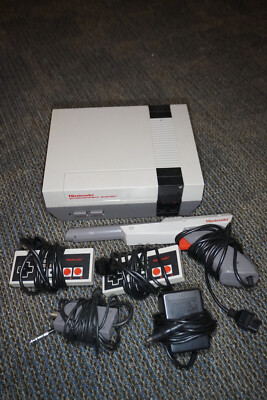 Vintage Original Nintendo Entertainment System NES NES-001 Works | eBay
