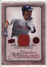 2008 A Piece of History Timeless Moments Red Jerseys Dustin Pedroia #TM-7 0yq9