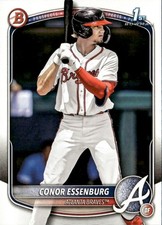 2025 BOWMAN DRAFT 1ST CONOR ESSENBURG ATLANTA BRAVES #BD-124