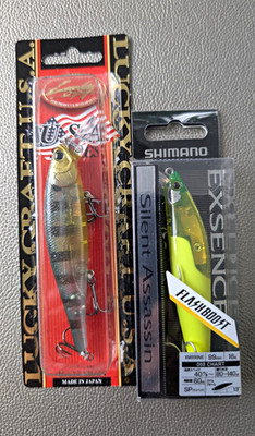 Lucky Craft Pointer USA Series, Shimano Exsence Silent Assassin FB 99mm 16g, 2x