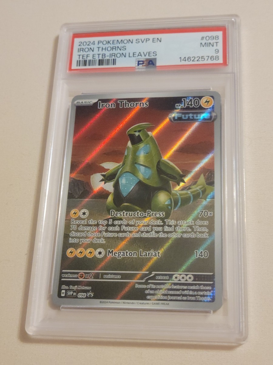 iron thorns pokemon card ! Pokmon with a Rule Box in play (both yours and your opponents) have no Abilities Iron Thorns - Pokemon Scarlet