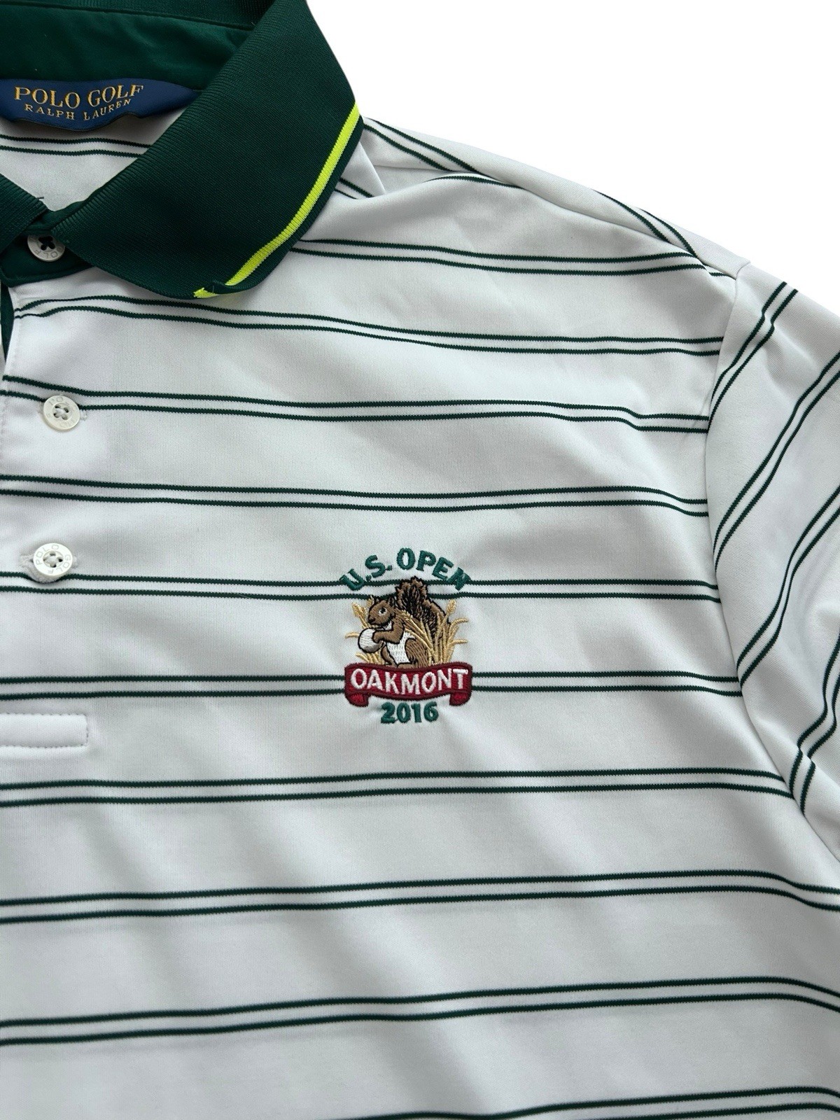 Polo Ralph Lauren Mens Golf Polo Shirt US Open Oakmont 2016 Size Large thumbnail 4
