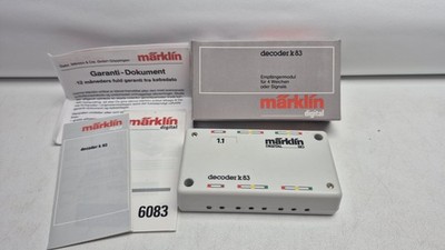 Märklin digital 6083 Decoder k83 in OVP Empfänger für 4 Weichen oder Signale 