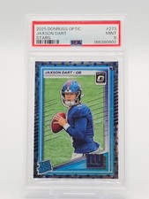 JAXSON DART 2025 DONRUSS OPTIC RATED ROOKIE STARS PRIZM #273 GIANTS PSA 9 Q5887