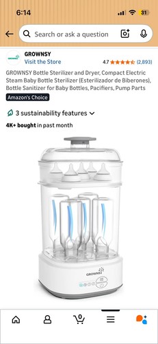 Growns Baby Warmer & Sterilizer