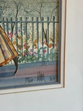 P. Buckley Moss "Baby Parade"  1986   Framed 840/1000 Rare print.