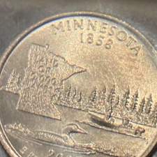 2005-P 25c Minnesota Quarter  Extra Tree DDR-004  Satin Finish in mint set