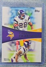 2011 Topps - Faces of the Franchise Adrian Peterson, Percy Harvin #FF-PH