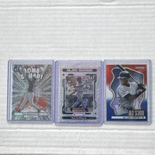 Panini Griffey 2022 3-Card Lot Donruss Prizm-Bomb Squad -Old School