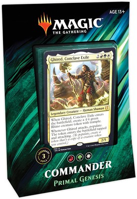 green white commander deck mtg SELESNYA Builder Starter Pack Kit Green/White MANA Land CommanderComplete Magic: The Gathering Starter Commander