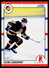 1990-91 Score - Igor Larionov #123 (RC)